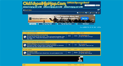 Desktop Screenshot of board.oldschoolhiphop.com