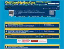 Tablet Screenshot of board.oldschoolhiphop.com